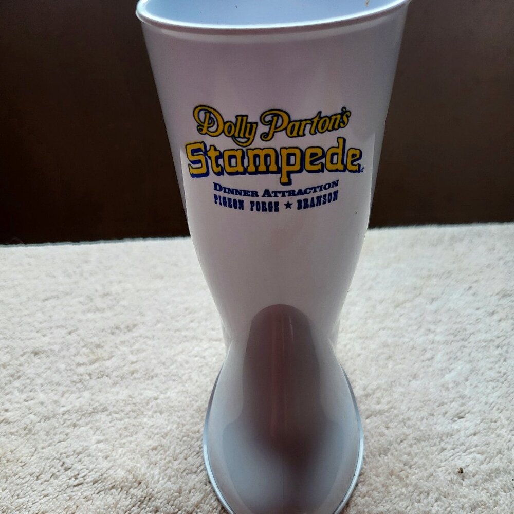 Dolly Parton's Dixie Stampede Show Boot Cup Mug Coca Cola 2019 Collector Series